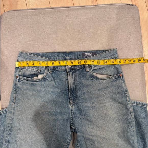 Marks and Spencer’s Blue Straight Leg Jeans Size 12 Regular - Picture 9 of 10